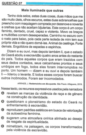 06/11/2023, Enem: Escritores, lideranças e músicos comentam questões que citam suas obras. Foto: Enem