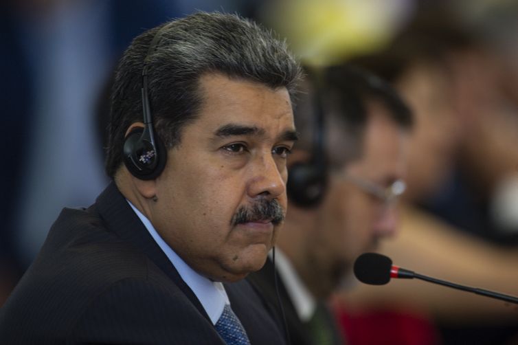 Brasília (DF), 30/05/2023 - O presidente da Venezuela, Nicolás Maduro, durante reunião com presidentes de países da América do Sul, no Palácio do Itamaraty. Foto: Marcelo Camargo/Agência Brasil