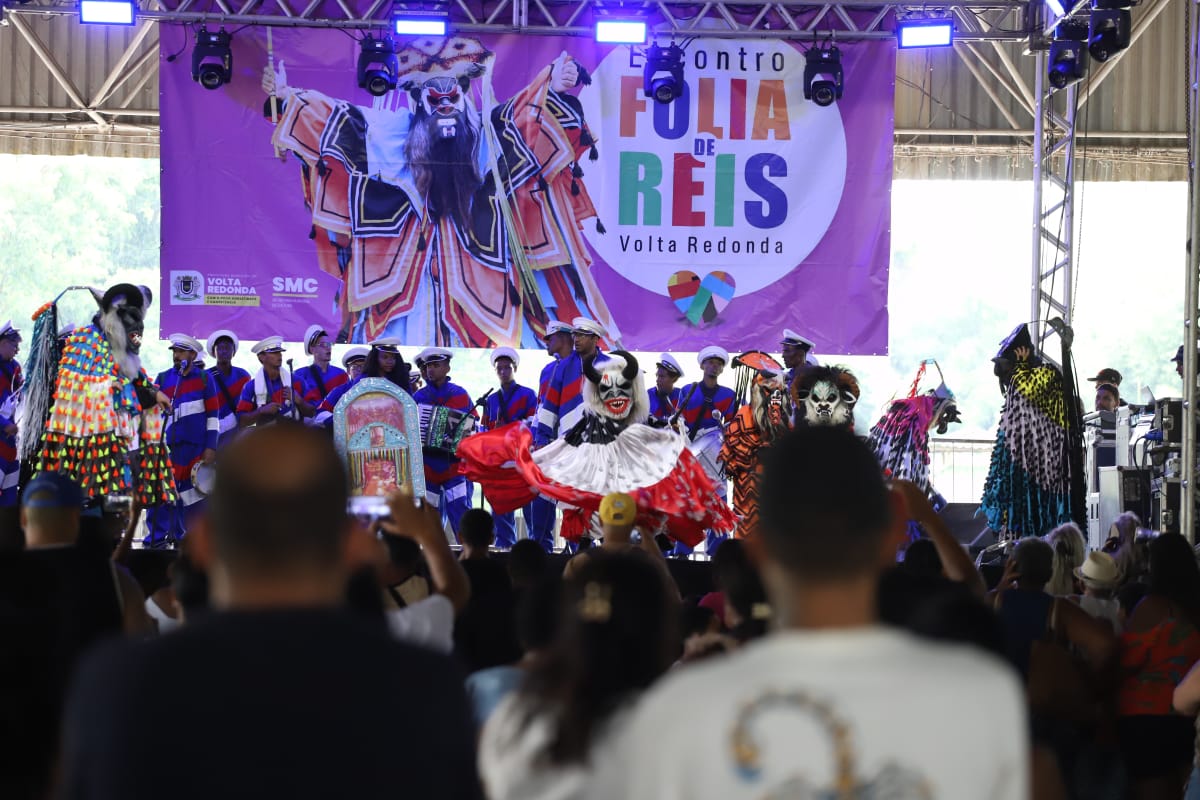 Encontro de Folia de Reis de Volta Redonda aconteceu na Ilha São João, com entrada franca