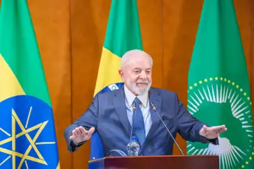 18.02.2024 - Presidente da República, Luiz Inácio Lula da Silva, durante Coletiva de imprensa. Adis Abeba - Etiópia.  
Foto: Ricardo Stuckert / PR