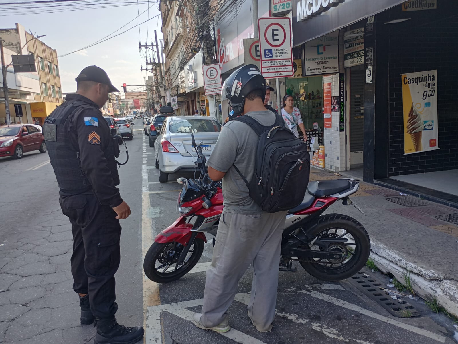 Sistema Integrado de Segurança recupera no Retiro, em Volta Redonda, moto roubada em São Paulo