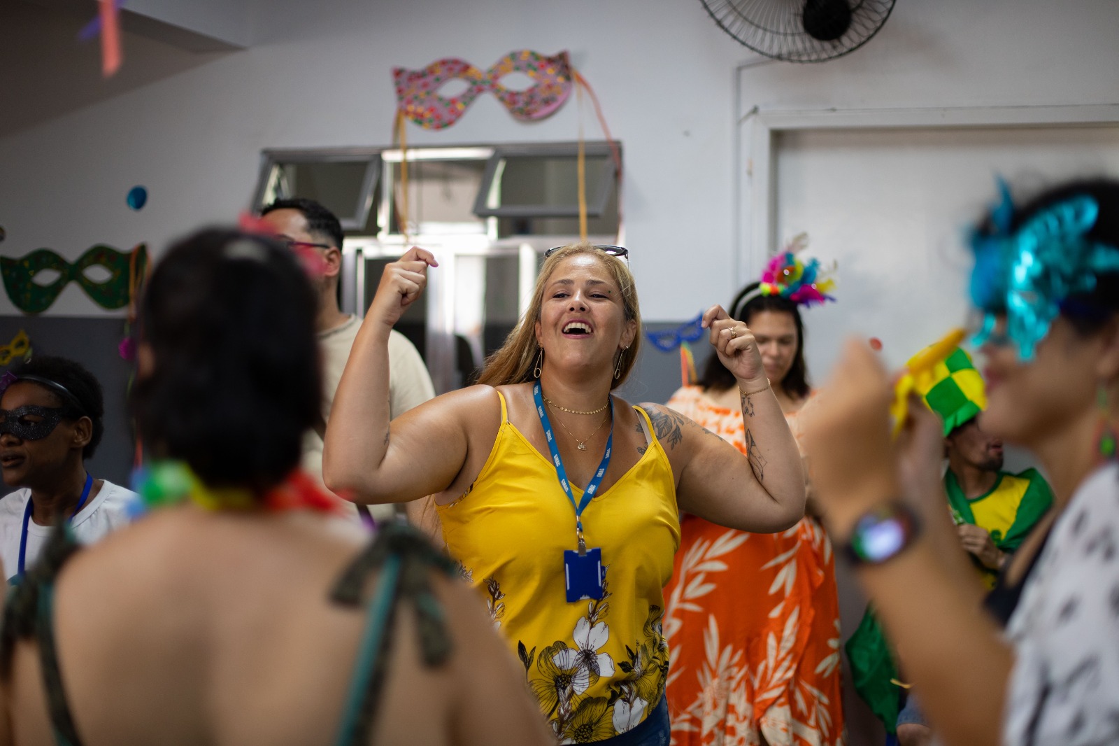 Usuários do CAPD de Volta Redonda participam de Baile de Carnaval