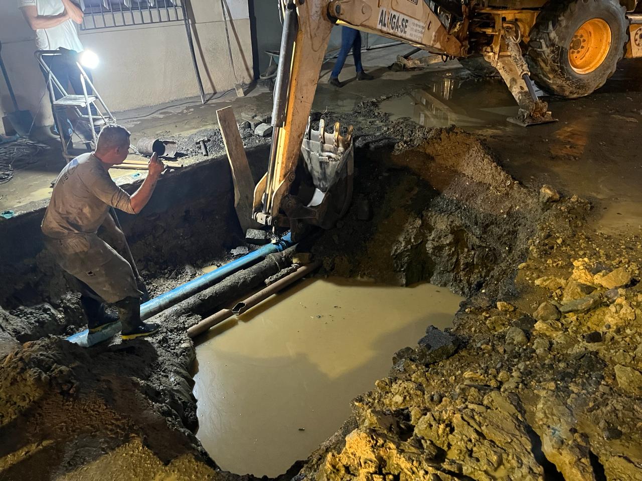 Saae-BM realiza manutenção emergencial na rede de captação da ETA São Sebastião – Barra Mansa