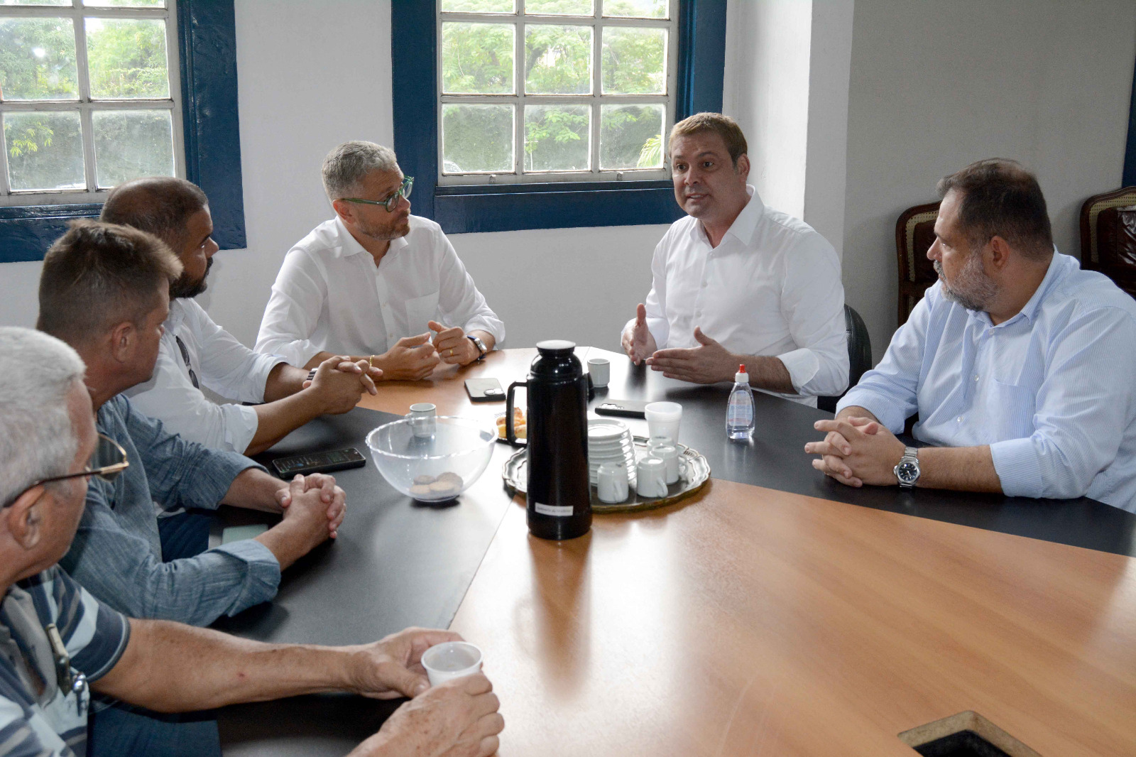 Drable recebe deputado federal Lindbergh Farias e superintendente do DNIT – Barra Mansa