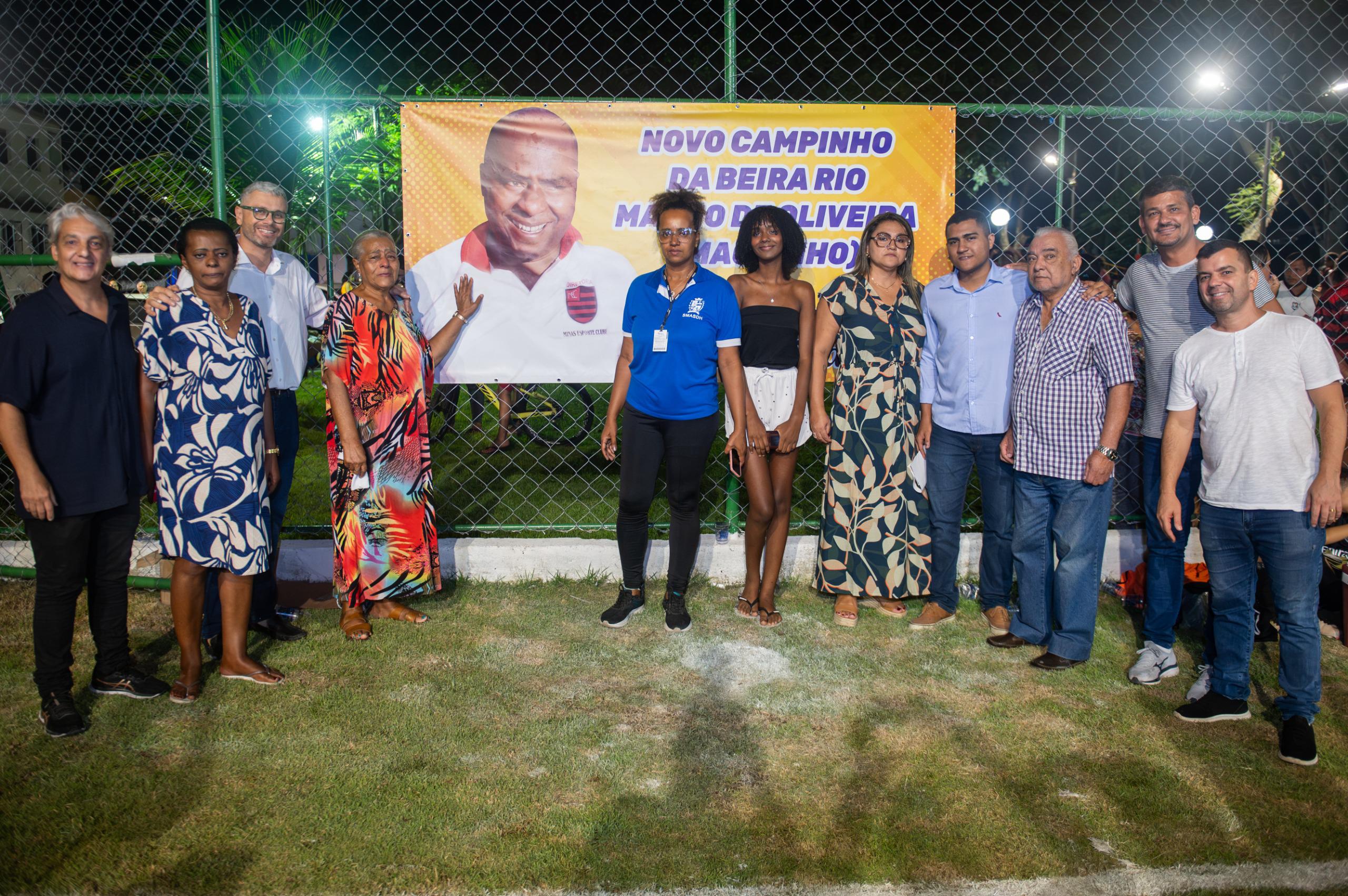 Prefeitura inaugura reforma de campo no bairro Roberto Silveira – Barra Mansa