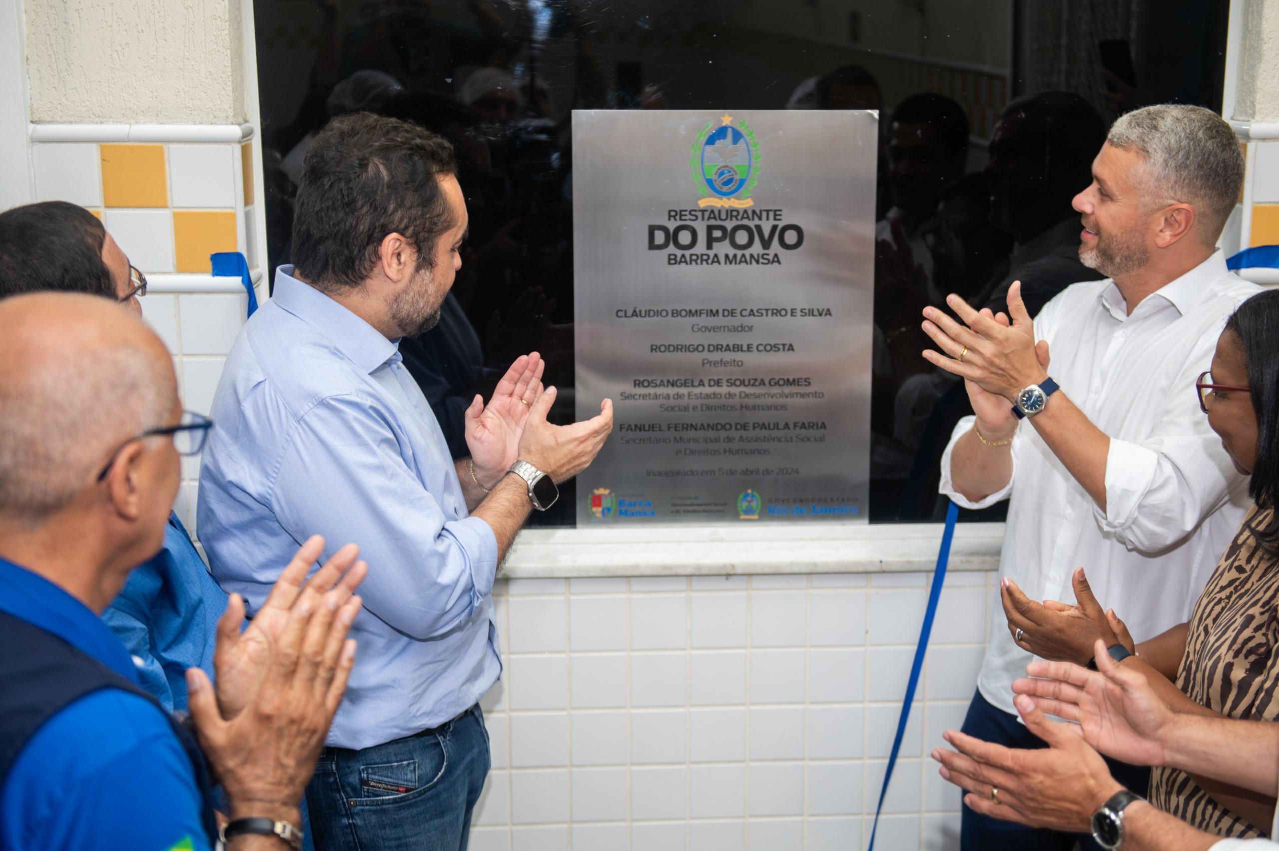 Restaurante do Povo de Barra Mansa é inaugurado com presença do governador Cláudio Castro – Barra Mansa