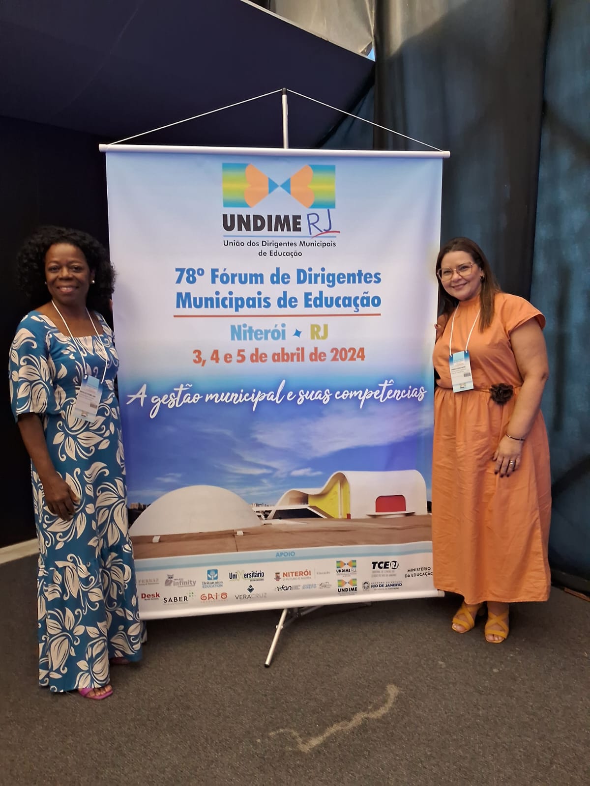 Vice-prefeita e secretária de Educação, Fátima Lima, participa de encontro estadual em Niterói – Barra Mansa