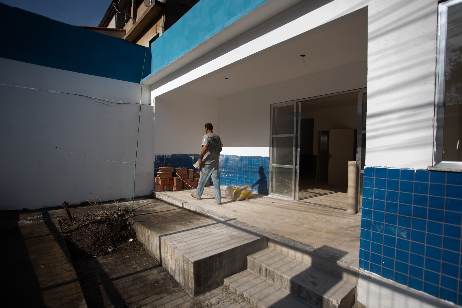 Obras do Cras Ponte Alta, em Volta Redonda, estão nos detalhes finais
