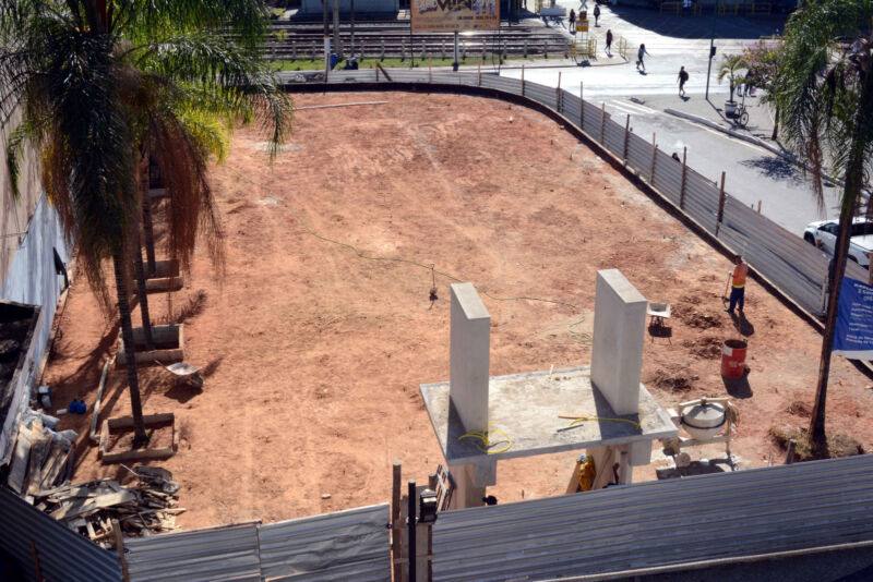 Obra da Praça da Liberdade está em fase avançada – Barra Mansa