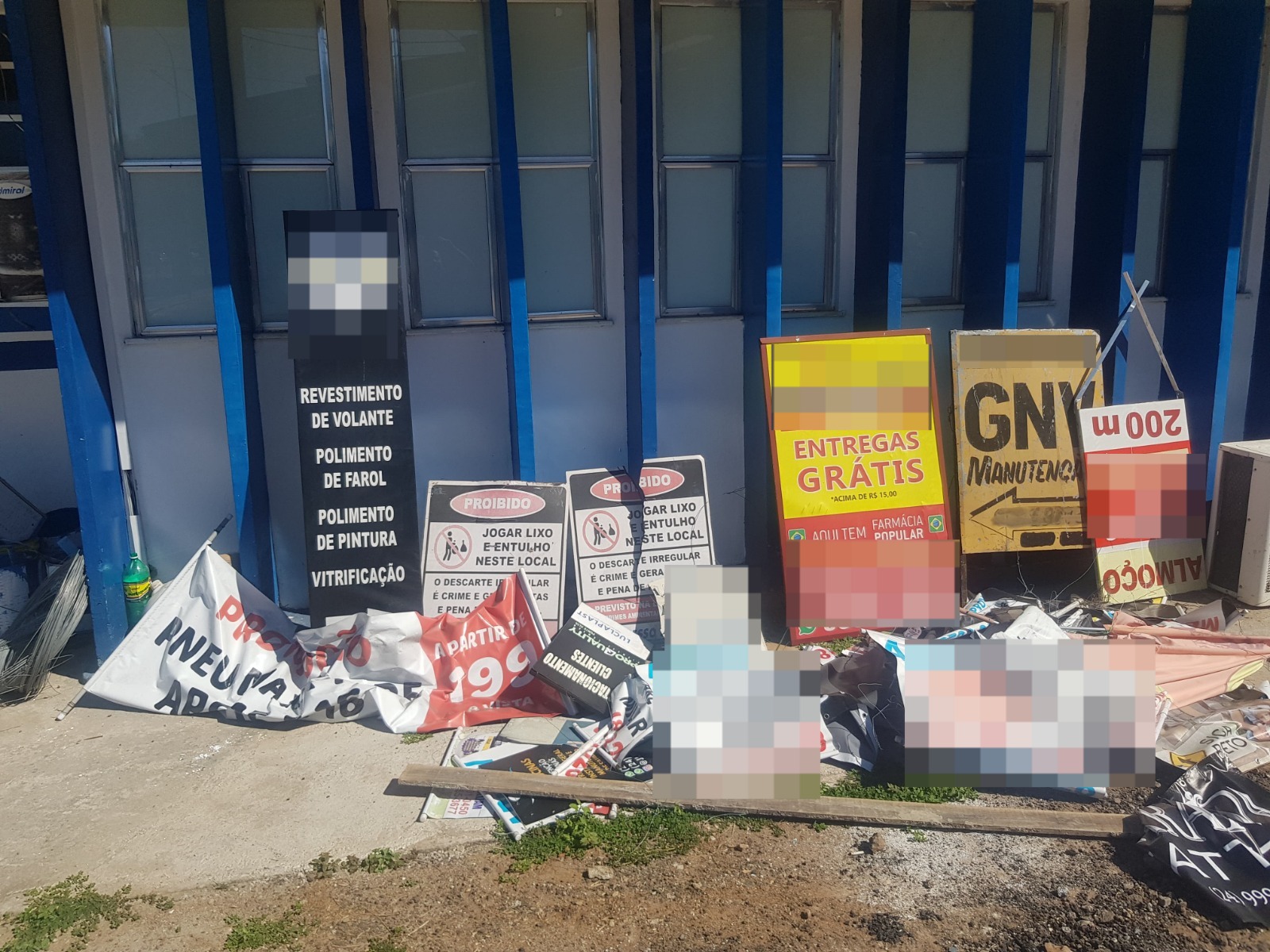 Ordem Pública de Volta Redonda retira das ruas mais de 300 peças de propaganda irregular
