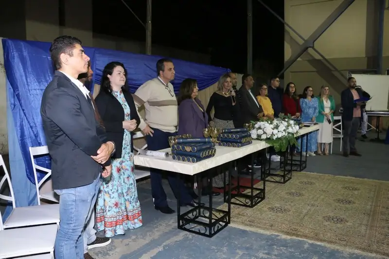 Alunos do curso técnico de Administração do Colégio Washington
