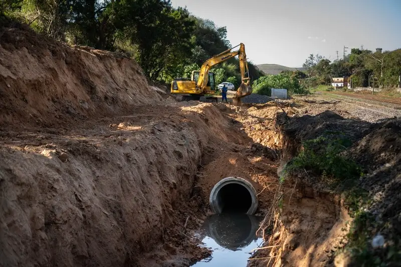rede de drenagem pluvial