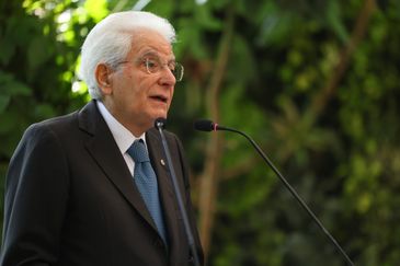 Rio de Janeiro (RJ), 18/07/2024 – O presidente da Itália, Sergio Mattarella, durante palestra no Centro Brasileiro de Relações Internacionais (CEBRI), na Gávea, zona sul do Rio de Janeiro. Foto: Tomaz Silva/Agência Brasil