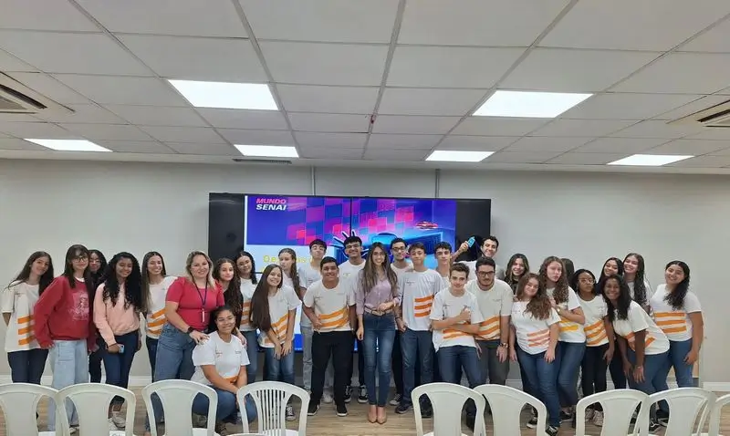 Saae de Volta Redonda levam conhecimento a jovens do Senai