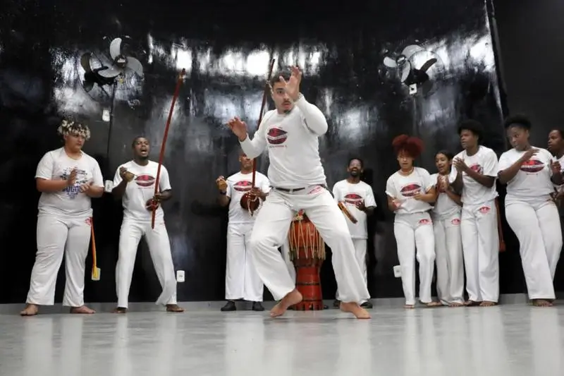 apresentações em alusão ao Dia do Capoeirista