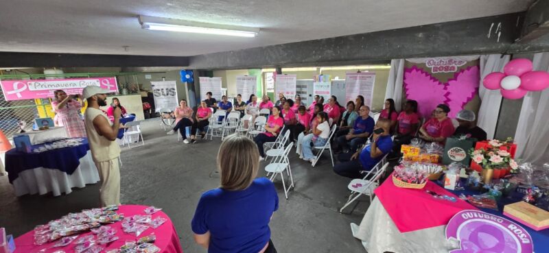 Hospital Nelson dos Santos Gonçalves, em Volta Redonda, promove ações alusivas ao 'Outubro Rosa' e ao 'Novembro Azul'