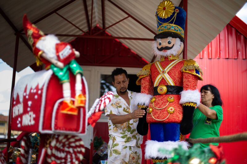 Abertura da Casinha do Papai Noel abre o ‘Natal da Cidadania’, em Volta Redonda, neste sábado, 30