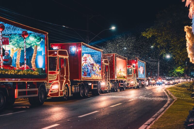 Volta Redonda recebe Caravana de Natal da Coca-Cola pela segunda vez