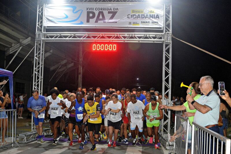 18ª Corrida da Paz acontece no domingo (8) em Volta Redonda