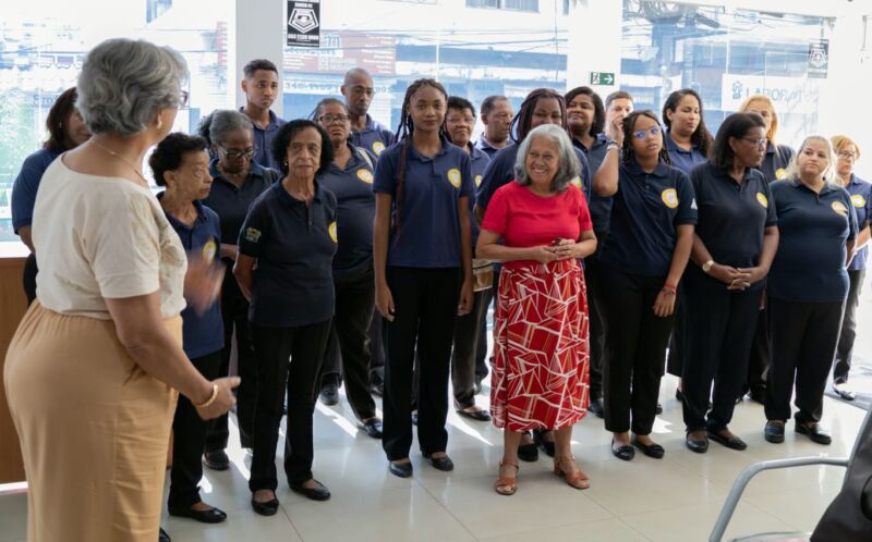 Coral Municipal de Volta Redonda apresenta cantatas de Natal na sede do Saae-VR