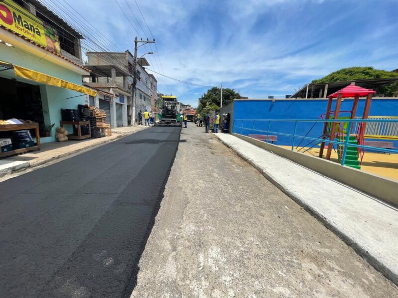 Prefeitura de Barra Mansa realiza asfaltamento em diversas ruas do bairro Vila Maria – Barra Mansa