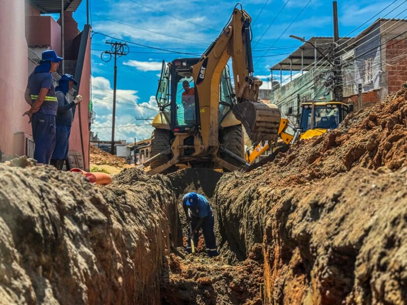 Saae-BM avança na construção de novas redes de água potável e esgoto no Centro – Barra Mansa