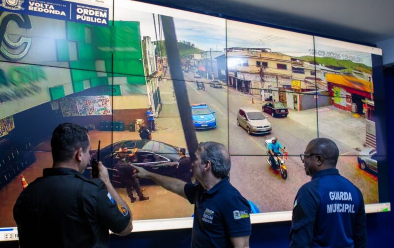Sistema de reconhecimento facial em Volta Redonda é ampliado com novas câmeras