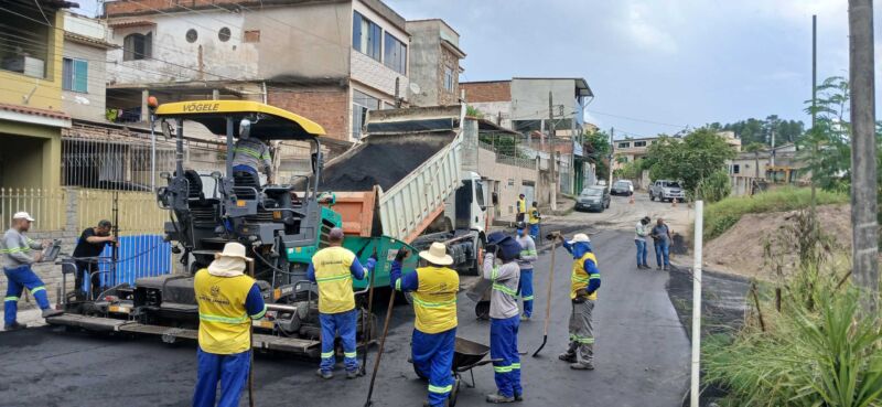 Prefeitura de Barra Mansa e governo estadual asfaltam ruas do Jardim Marajoara – Barra Mansa