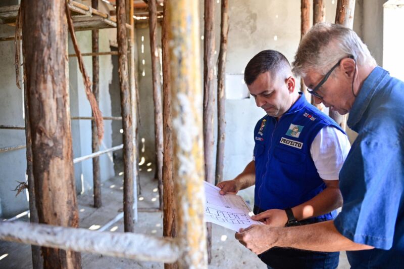 Prefeitura de Barra Mansa avança com as obras da Clínica da Família do Boa Sorte – Barra Mansa