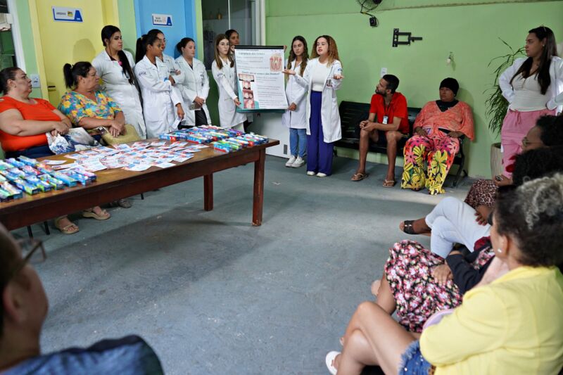 Prefeitura de Volta Redonda promove ação de saúde e autocuidado no Caps Vila Esperança
