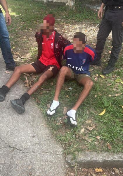 Suspeitos de tráfico tentam fugir da polícia e são presos após invadirem escola em Volta Redonda