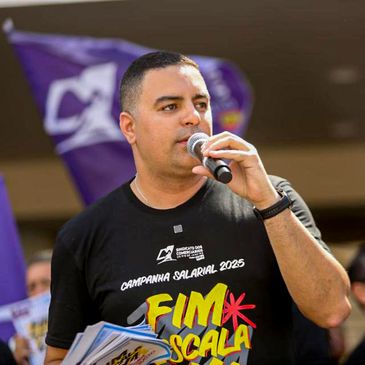 Brasília (DF), 20/05/2025 -  Márcio Ayer, diretor da Central das Trabalhadoras e Trabalhadores do Brasil (CTB).
Trabalho por hora em supermercado aumenta precarização.
Foto: Márcio Ayer/Arquivo pessoal