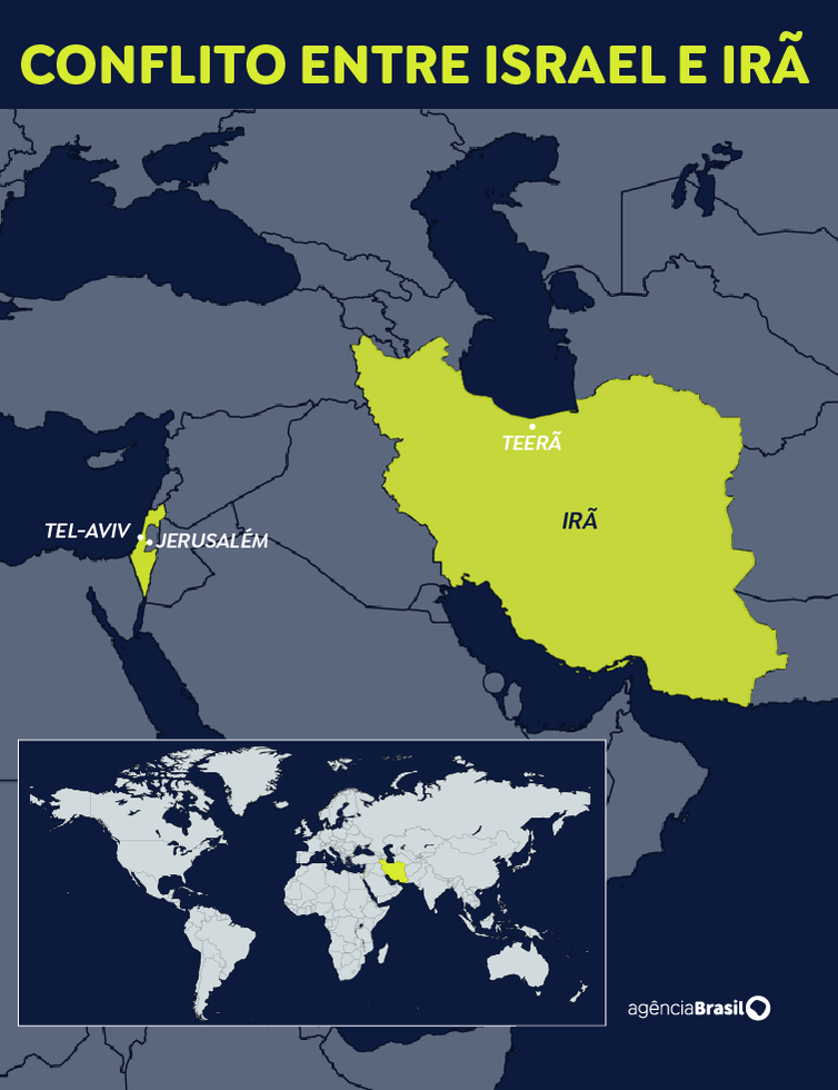 Arte/Dijor mapa israel irã