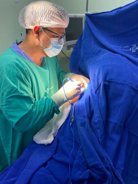 Volta Redonda: mutirão de cirurgias do Hospital São João Batista remove tumor de paciente