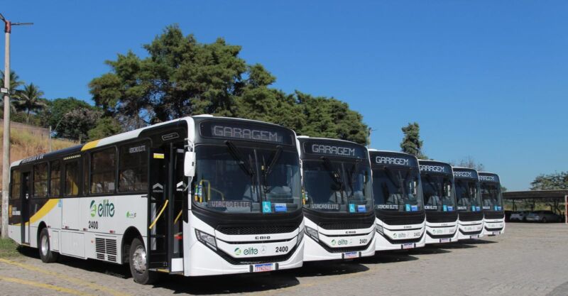 Novos ônibus reforçam transporte público de Volta Redonda