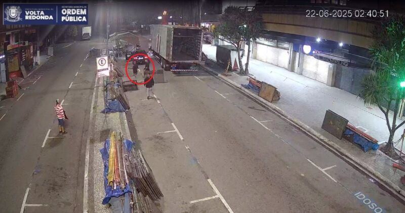 Câmeras da Ordem Pública encontram suspeito de ameaçar feirante em Volta Redonda