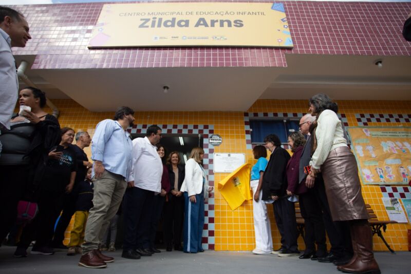 Volta Redonda: Prefeitura entrega reforma e ampliação do CMEI Zilda Arns