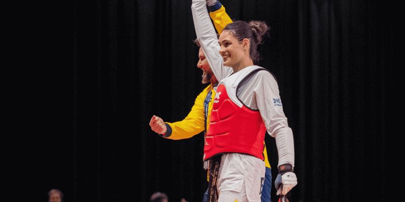 Jogos Mundiais Universitários: Maria Clara Pacheco é ouro no taekwondo