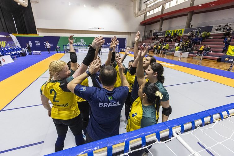 seleção brasileira feminina de goalball - Campeonato das Américas, no CT Paralímpico
