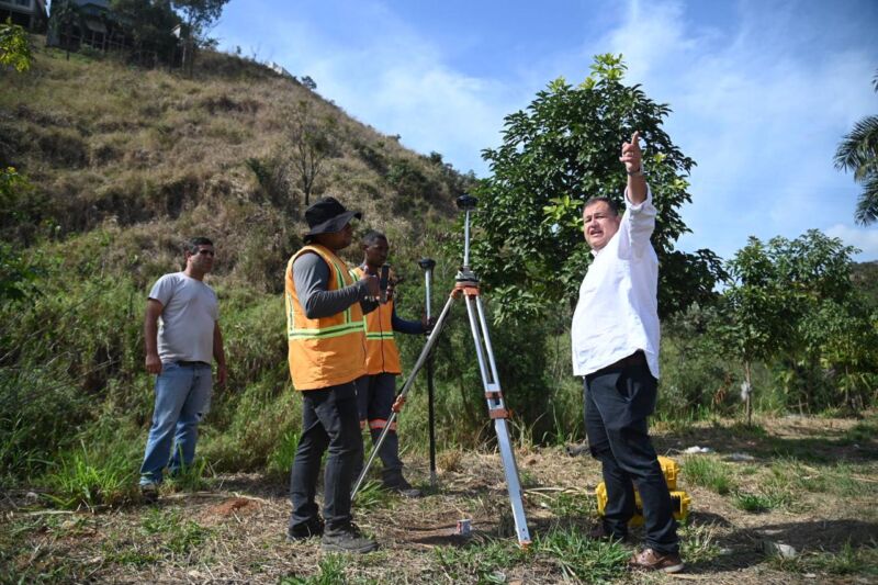Barra Mansa e Volta Redonda iniciam topografia para a construção de rotatória na Via Sérgio Braga – Barra Mansa