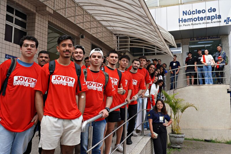 Campanha ‘Jovem Sangue Bom’ garante reforço do Núcleo de Hemoterapia de Volta Redonda com doação de alunos da UFF