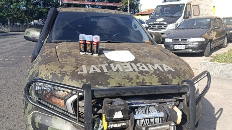 Guarda Ambiental de Barra Mansa flagra pichador no bairro Barbará – Barra Mansa