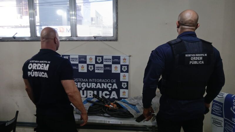 Homem é preso em flagrante por furto de cabos de cobre em Volta Redonda