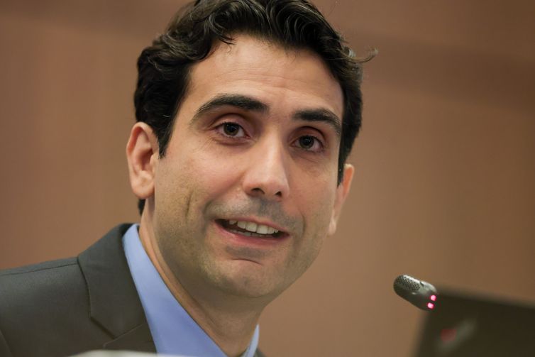 Brasília (DF) 05/09/2025 O Presidente do Banco Central, Gabriel Galípolo, durante coletiva sobre medidas de reforço da segurança do Sistema Financeiro Nacional.  Foto: Fabio Rodrigues-Pozzebom/ Agência Brasil