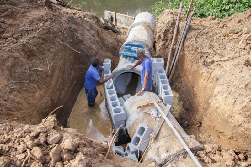 Barra Mansa inicia construção de rede de águas pluviais na Estrada Governador Chagas Freitas – Barra Mansa