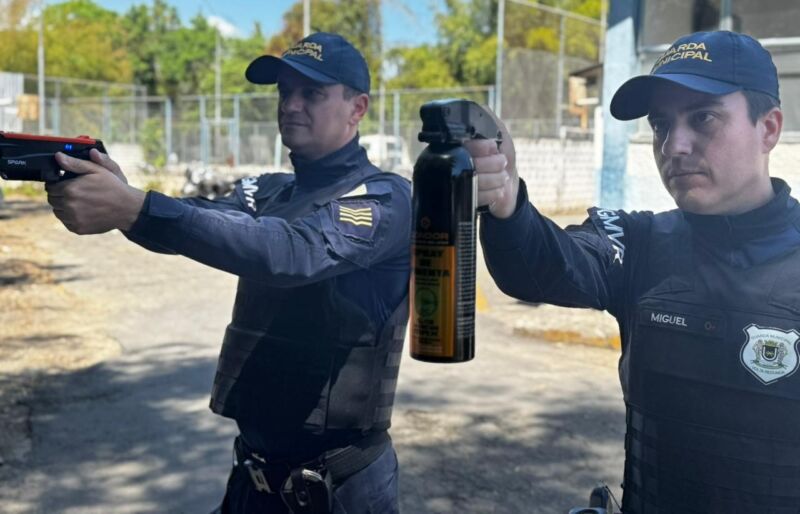 Guardas municipais de Volta Redonda recebem capacitação em armamentos não letais