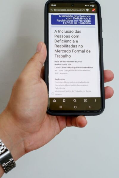 Volta Redonda promove evento para fomentar a inclusão e a empregabilidade de Pessoas com Deficiência