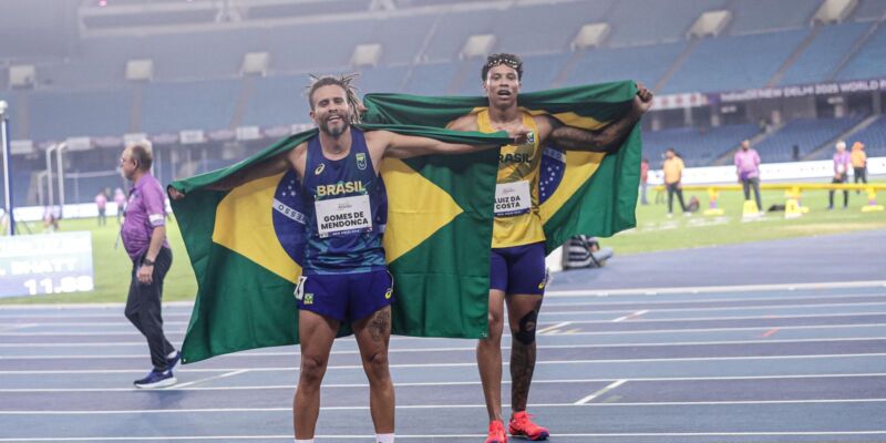 Brasil leva 6 medalhas no 2º dia do Mundial de atletismo paralímpico