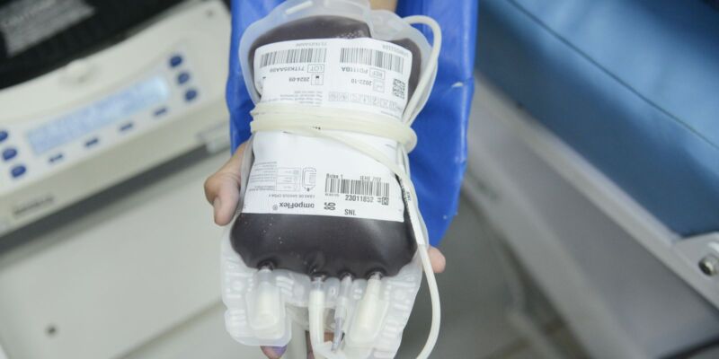 Estoque de sangue O negativo está crítico em hemocentro de Brasília