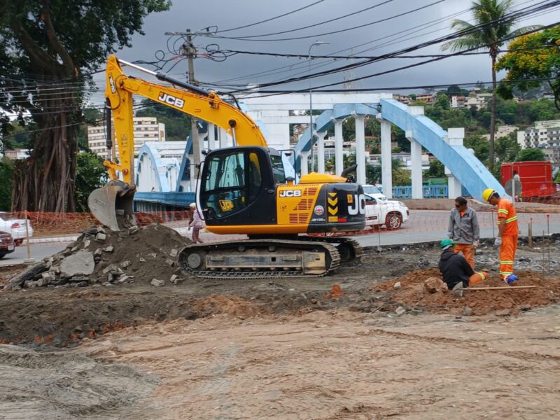 Construção de rotatória irá otimizar fluxo de veículos no Centro de Barra Mansa – Barra Mansa